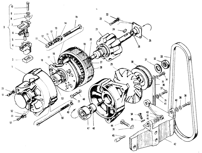 Генератор Г-287 Д. Двигатель ЯМЗ-240БМ2