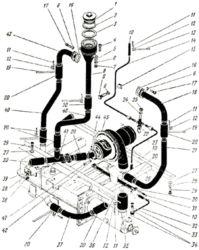 Схема на ЯМЗ 238