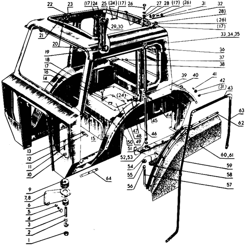 Виды отопителей на МТЗ 82 с малой и большой кабинами